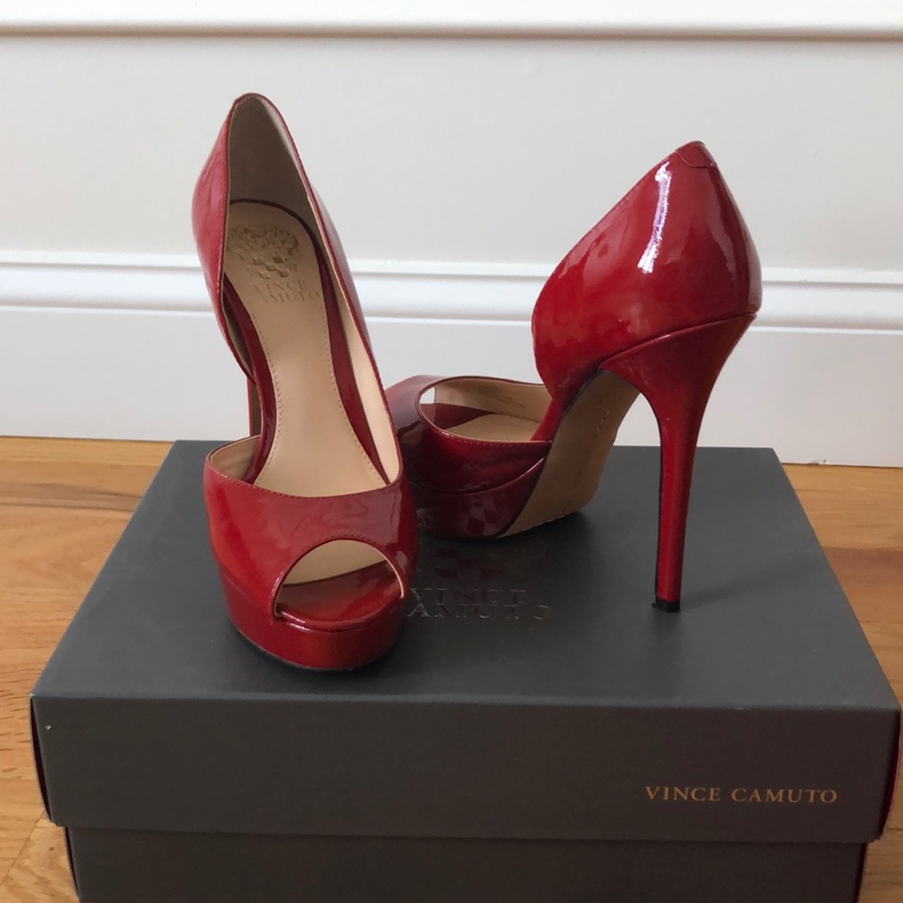 Vince Camuto peep toe heels